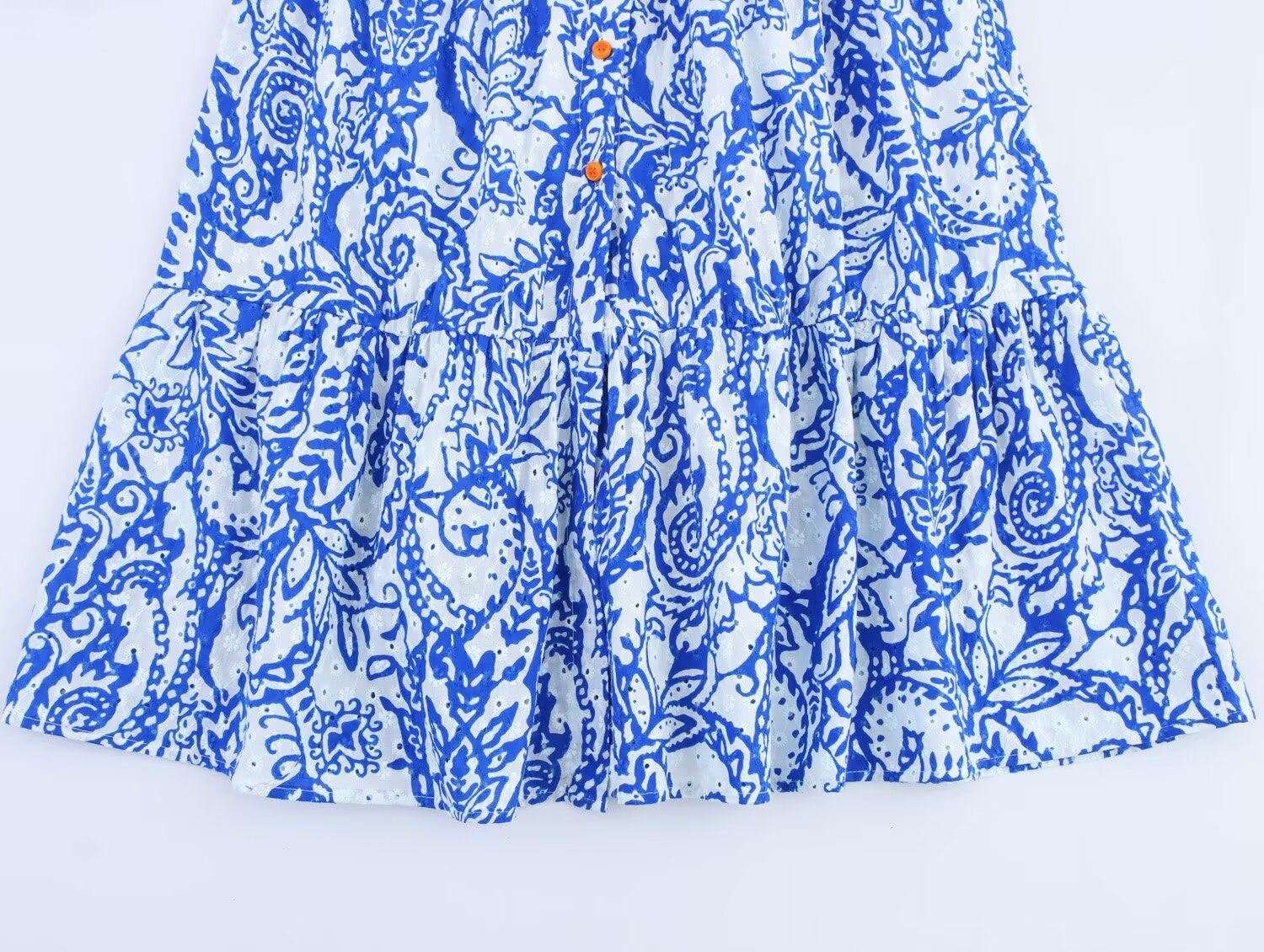 Women's With Belt embroidered dress