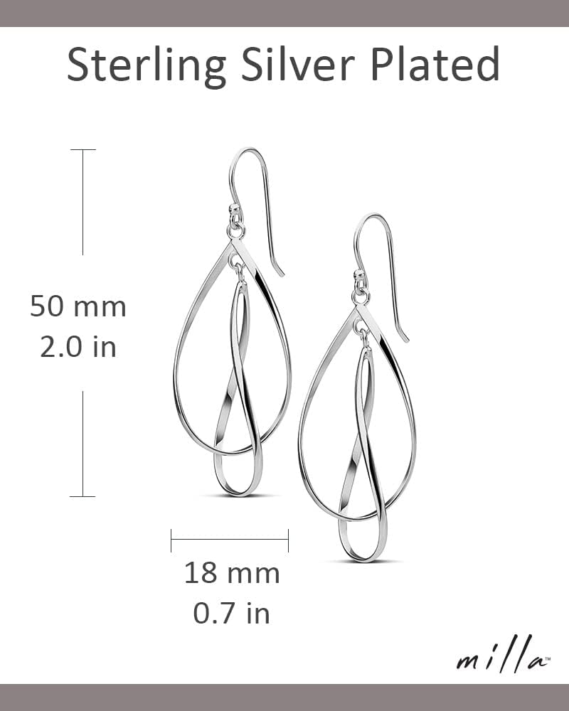 #1 Silver Drop Earrings for Women and Dangling Gold Earrings