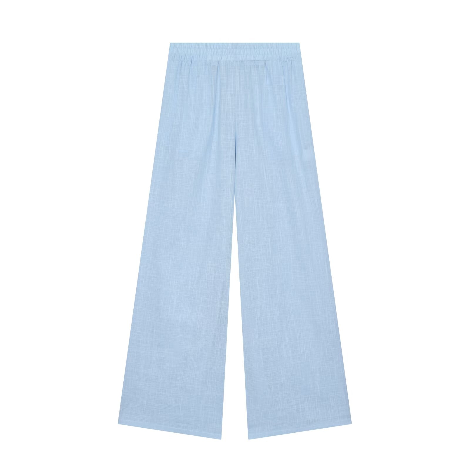 suit Women's 2 pieces linen blend zipper shirt+Pants