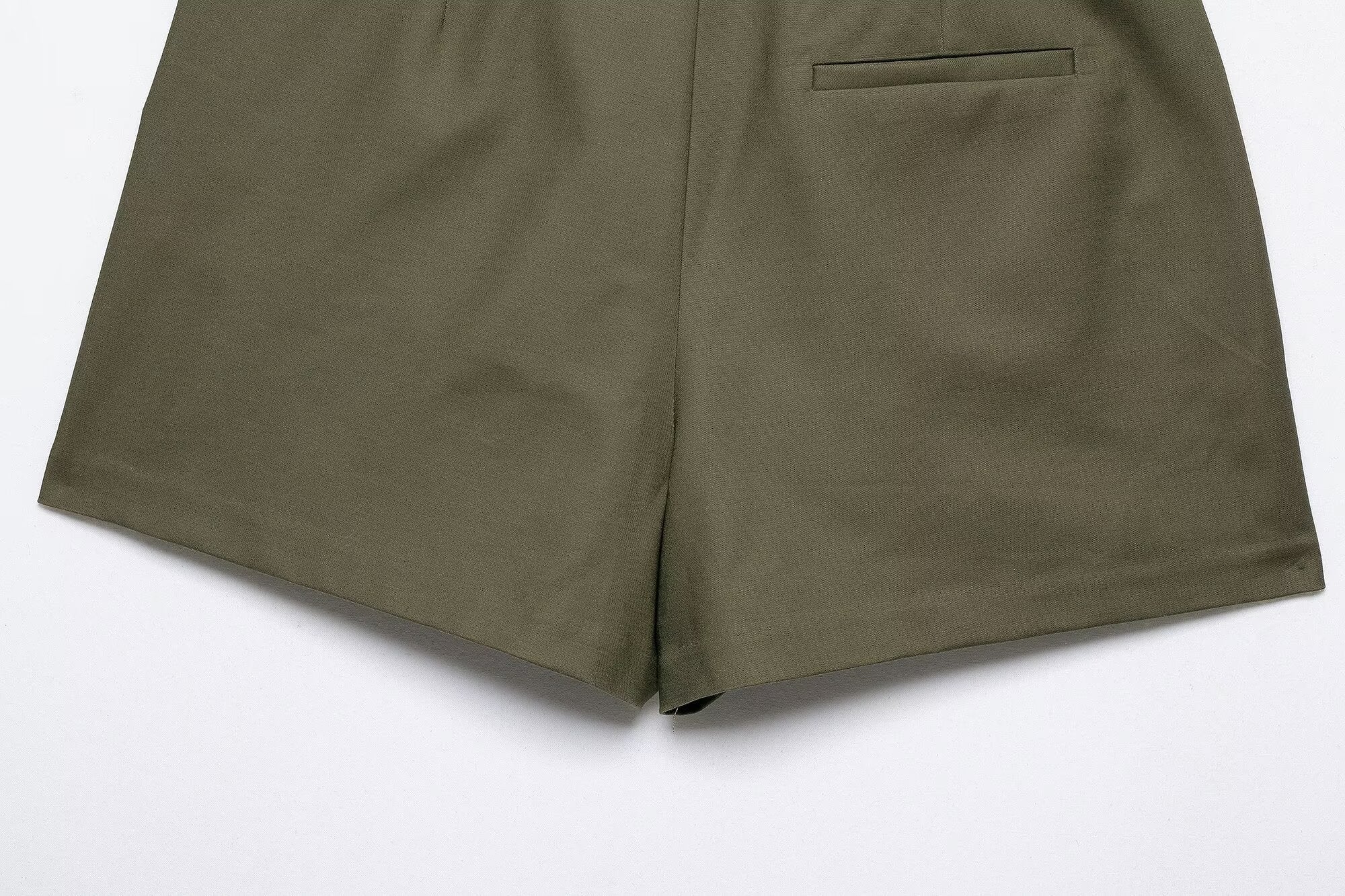 Women's with belt casual pleated culottes