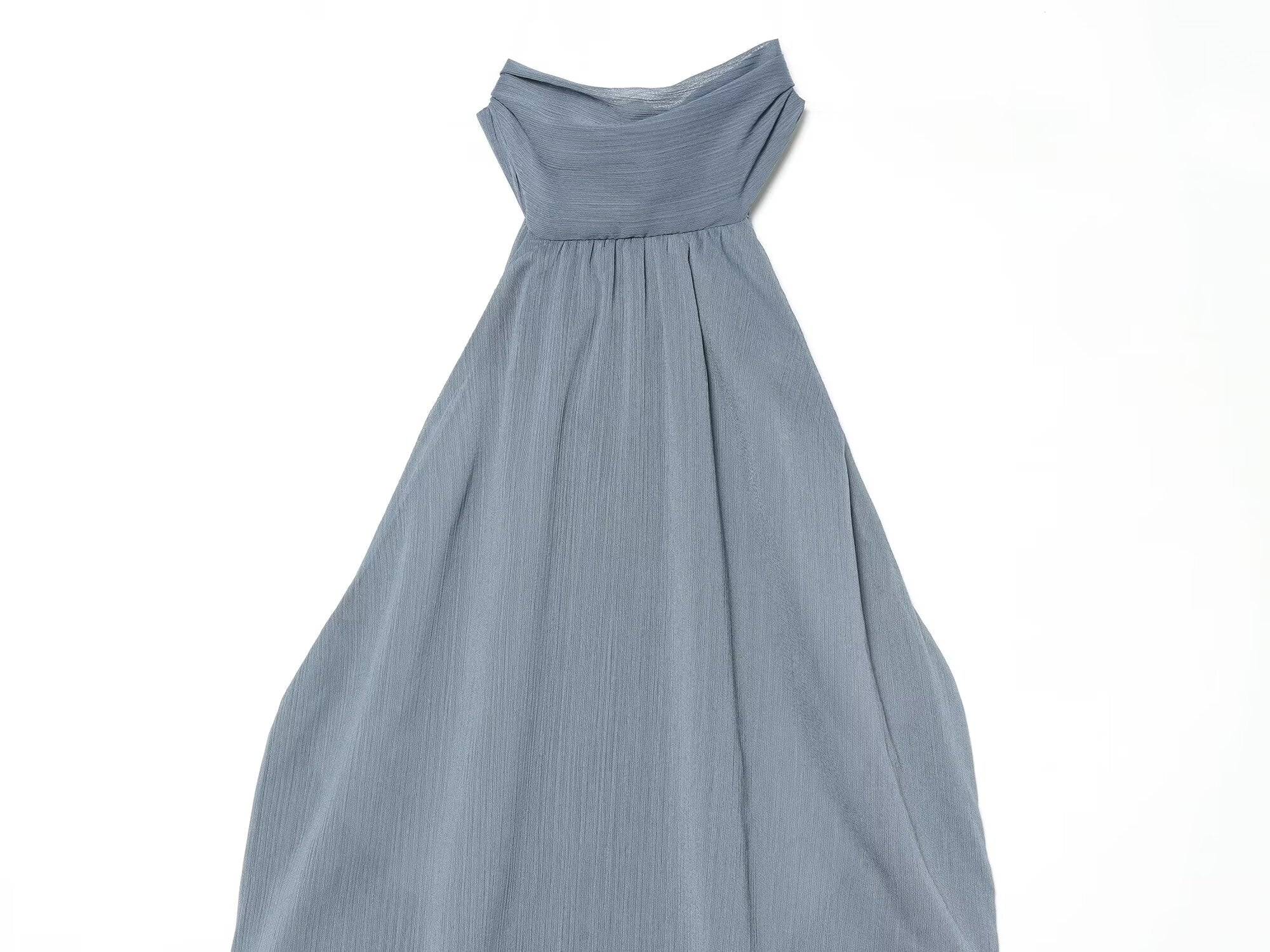Women's asymmetrical hanging neck top