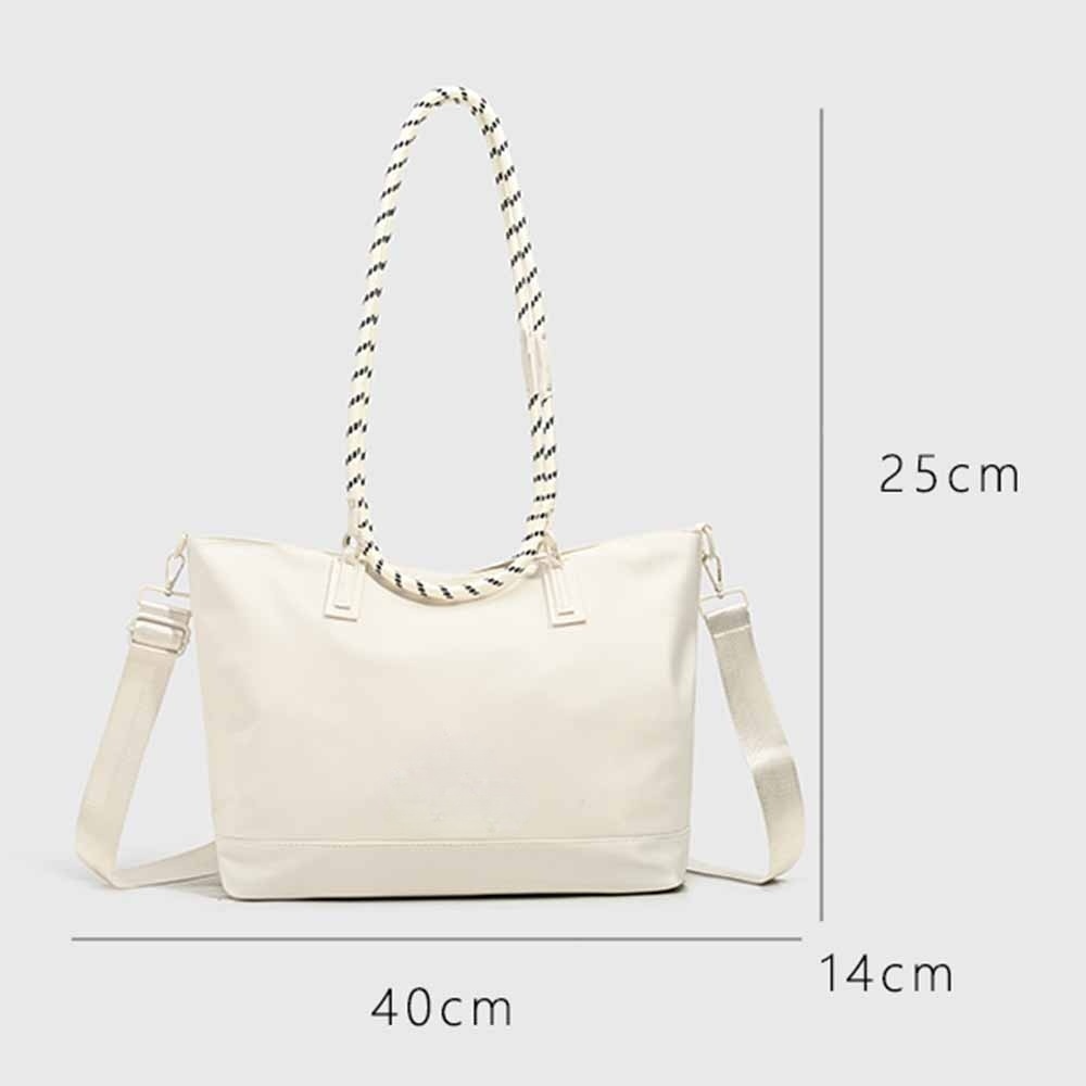 #198 Women's new casual fashion zipper large capacity portable shoulder bag