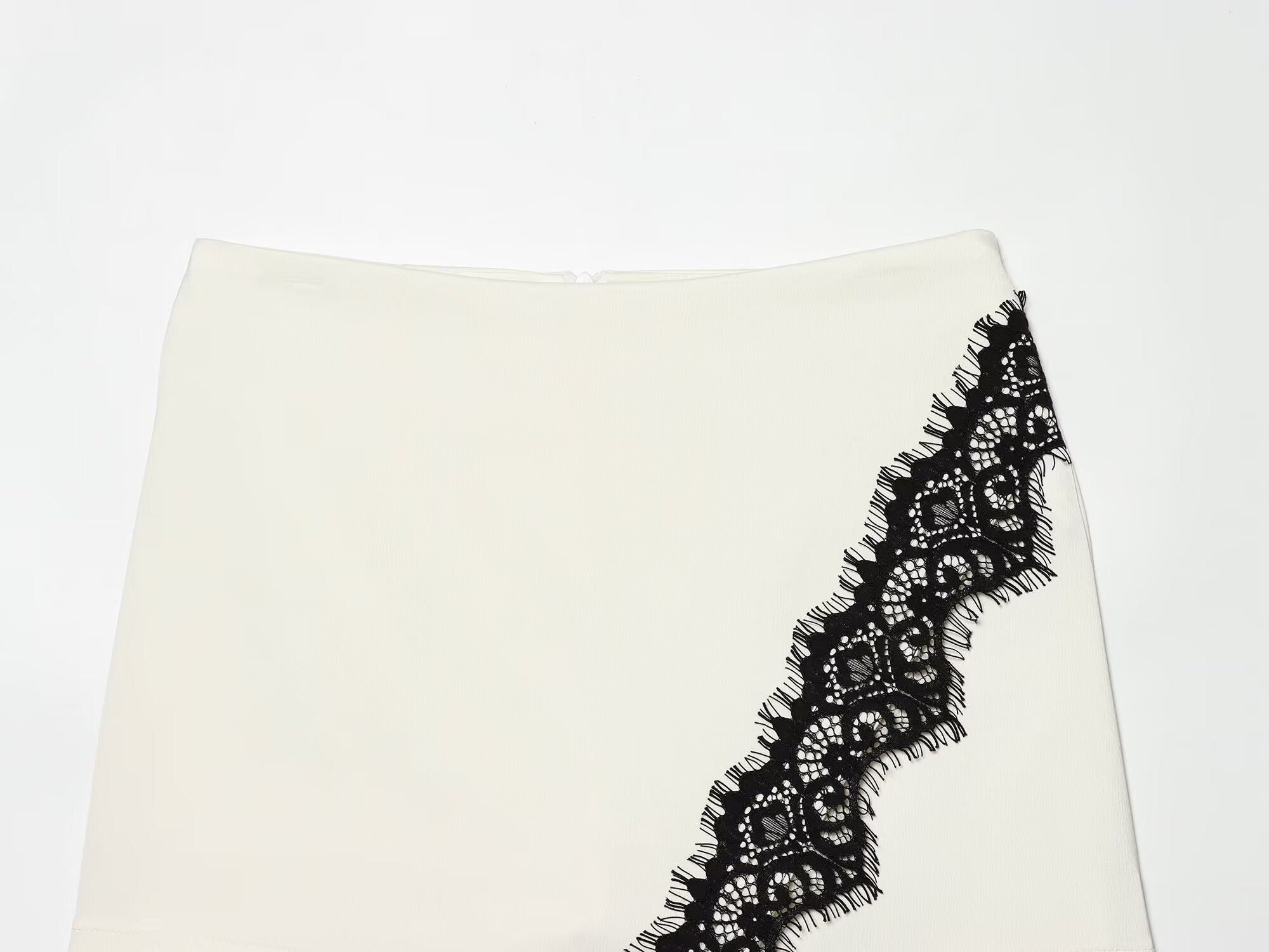 2026 Women's Lace Decorative Slim Mini Skirt