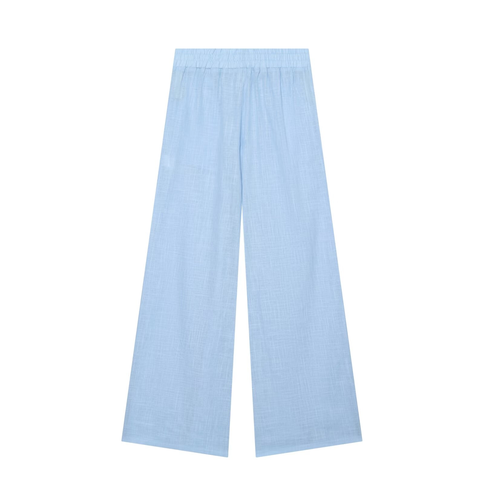 suit Women's 2 pieces linen blend zipper shirt+Pants