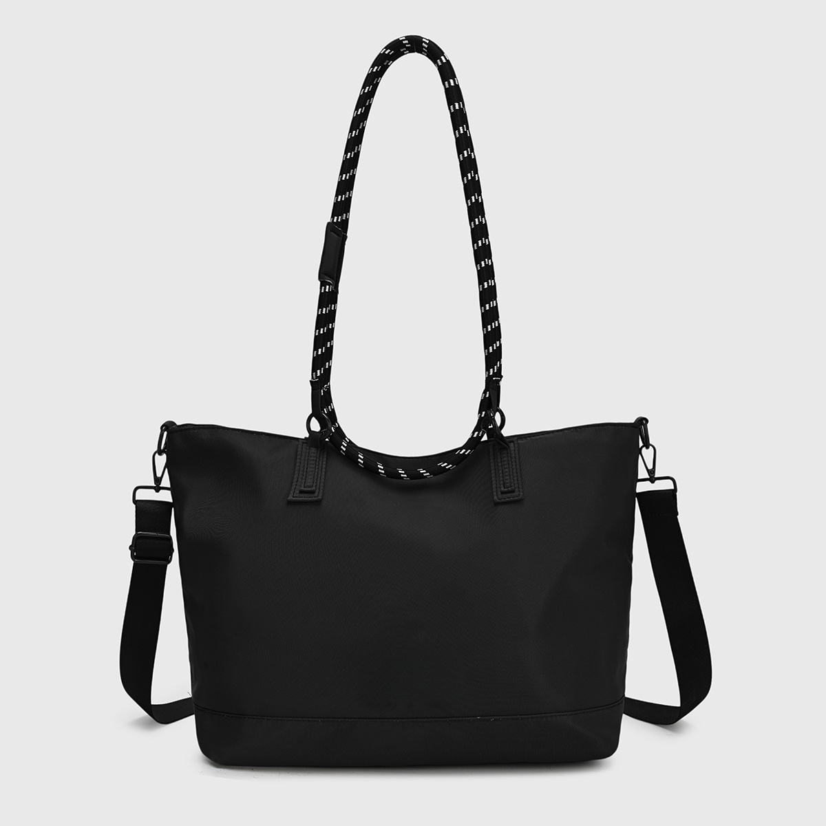 #198 Women's new casual fashion zipper large capacity portable shoulder bag